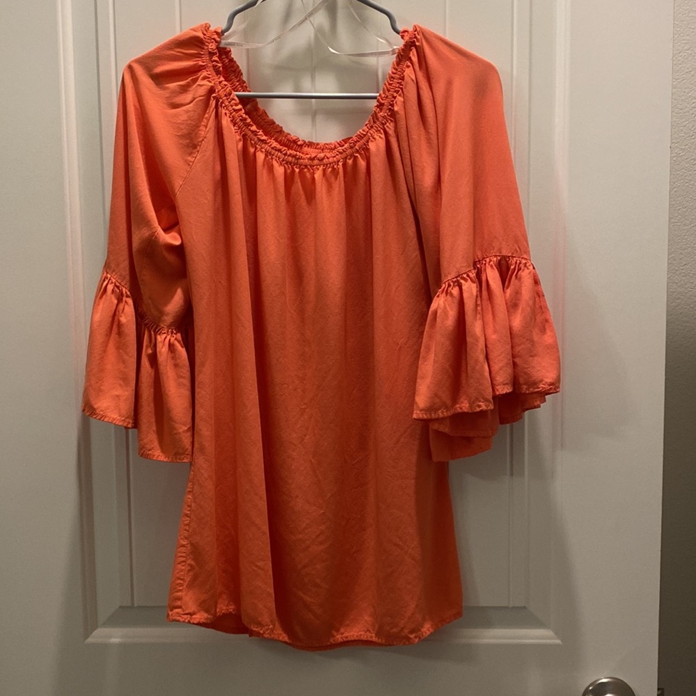 Blu Pepper Bell Sleeve Top S